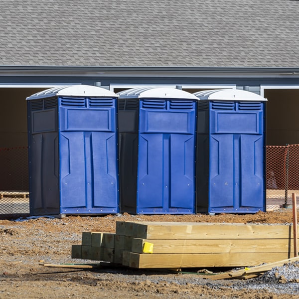 how can i report damages or issues with the portable toilets during my rental period in Orlinda Tennessee